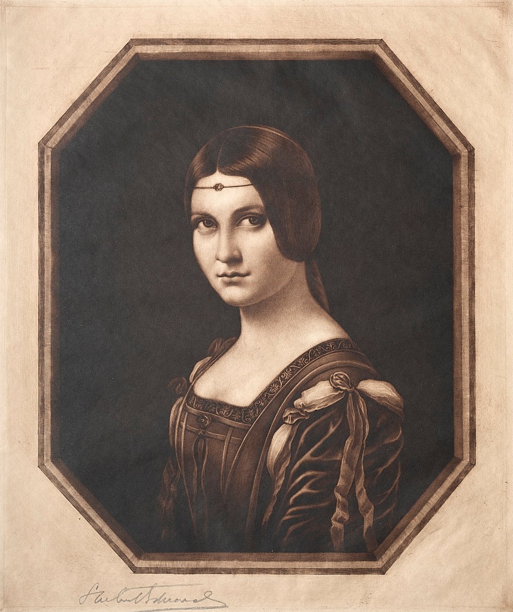 La Belle Ferronniere, 19-20. alkotó: Samuel Arlent Edwards