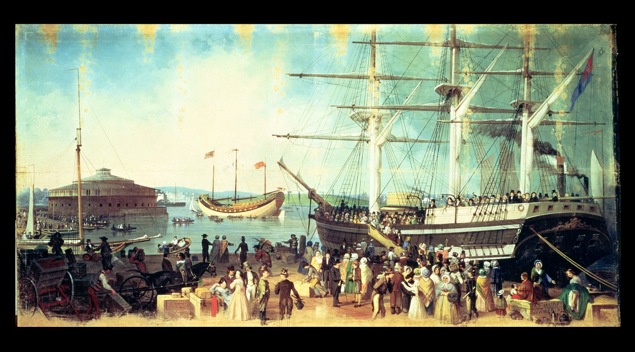 A New York-i öböl és kikötő alkotó: Samuel Bell Waugh