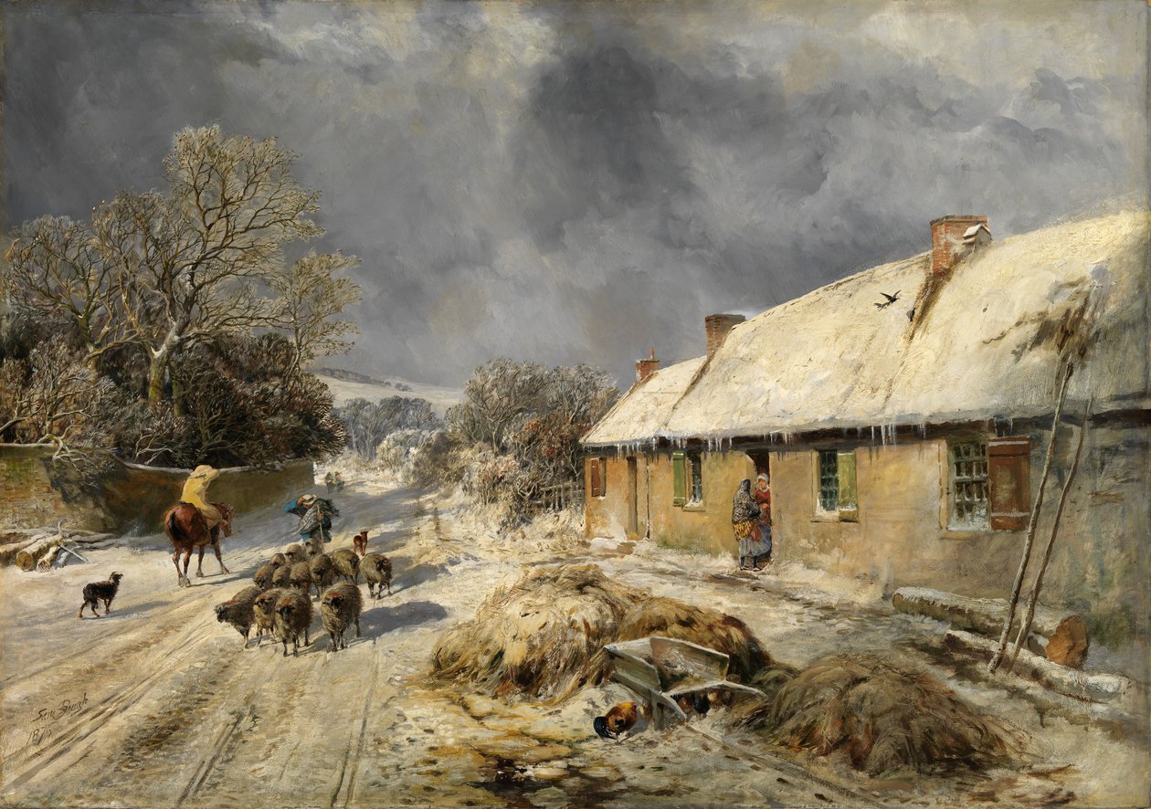 Burns Cottage, Alloway alkotó: Samuel Bough