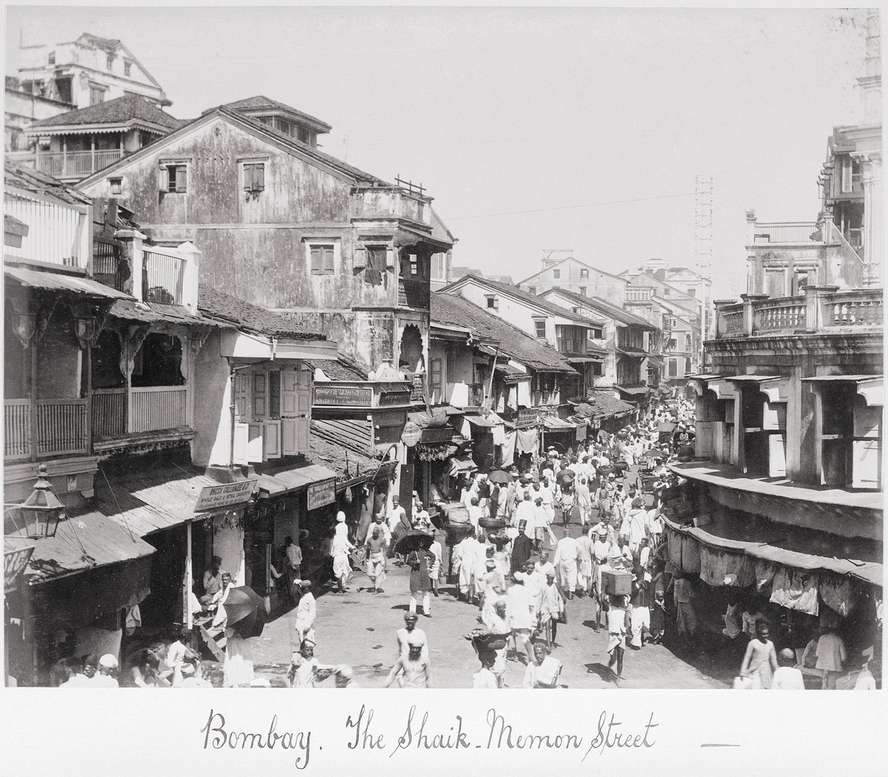 Bombay, Said-Memon utca alkotó: Samuel Bourne