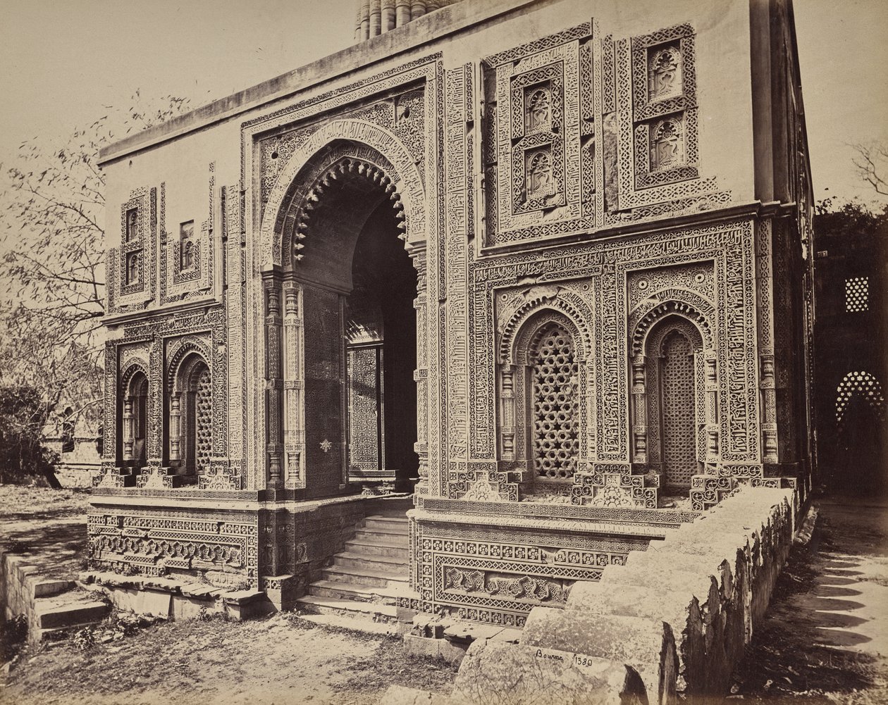Delhi. Allahood Deen palotájának kapuja, Ó-Delhi alkotó: Samuel Bourne