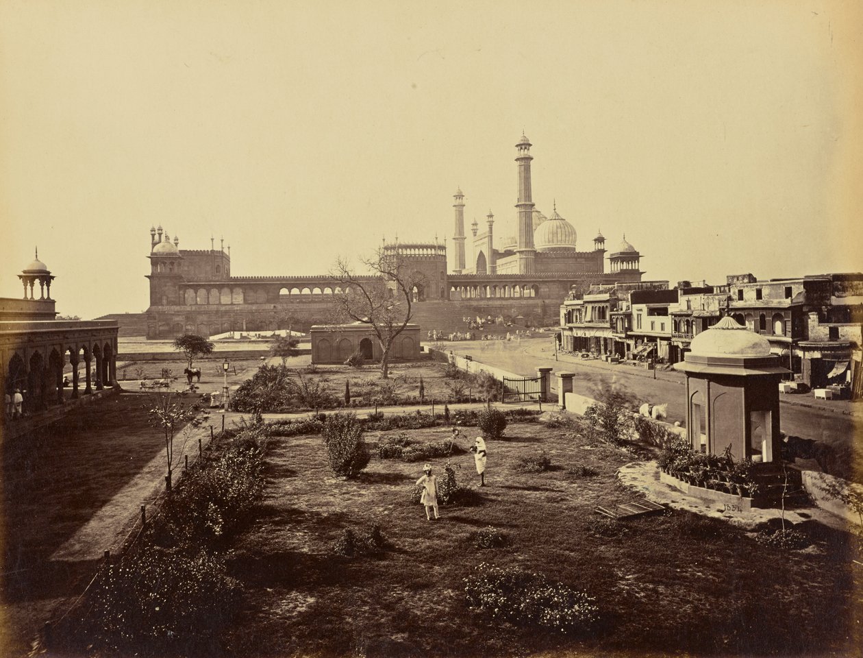 Delhi; A Dzsumma Muszid, észak felől alkotó: Samuel Bourne