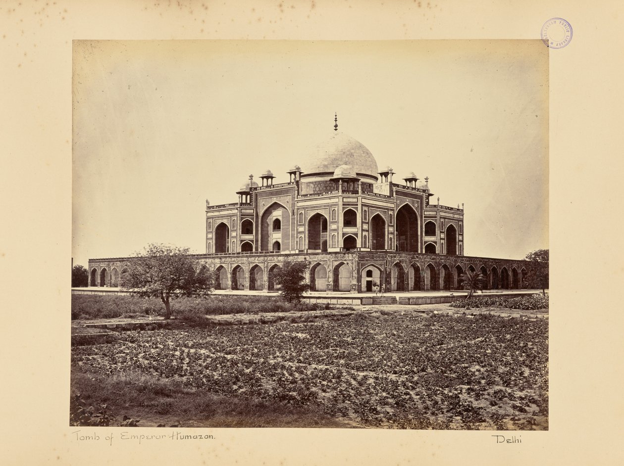Delhi; Humájun császár mauzóleuma alkotó: Samuel Bourne