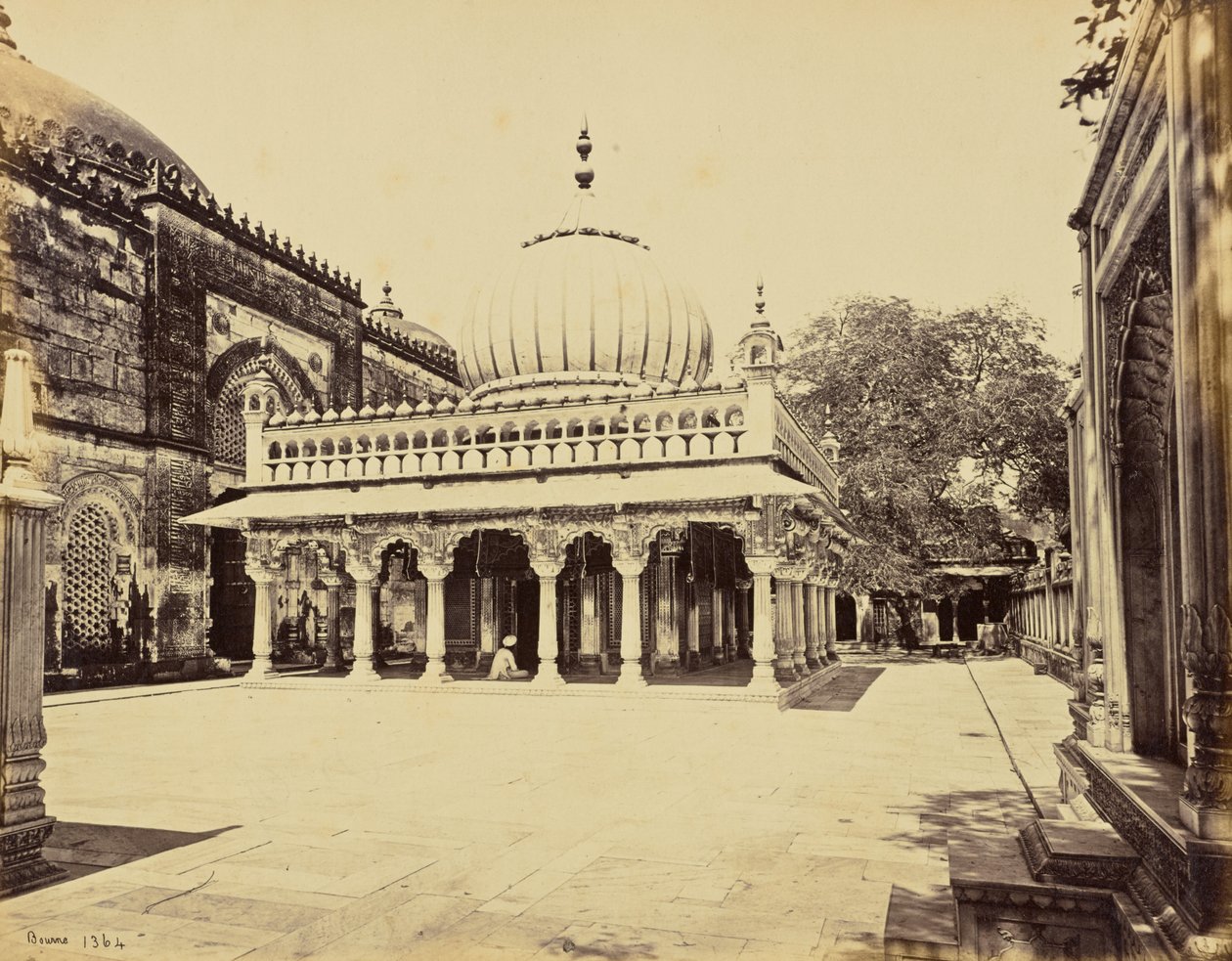Delhi; Nizam-ud-Din síremléke alkotó: Samuel Bourne