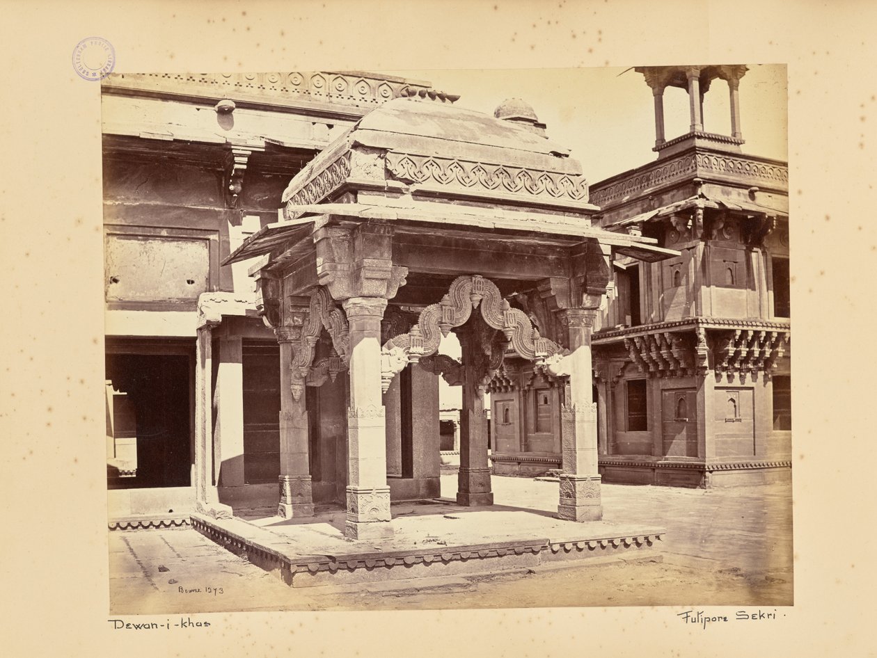Fatehpur Sikri; Guru-ki-Mandi, avagy a hindu szent temploma alkotó: Samuel Bourne