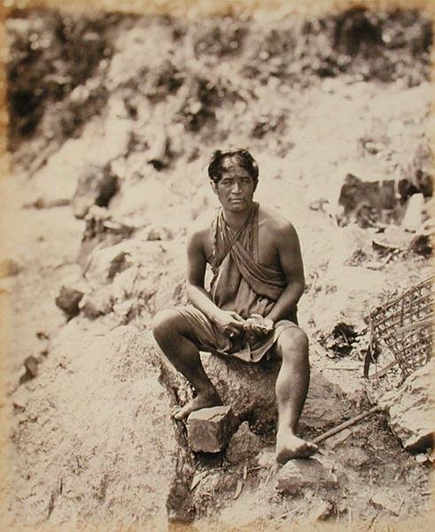 Lepcha ember alkotó: Samuel Bourne