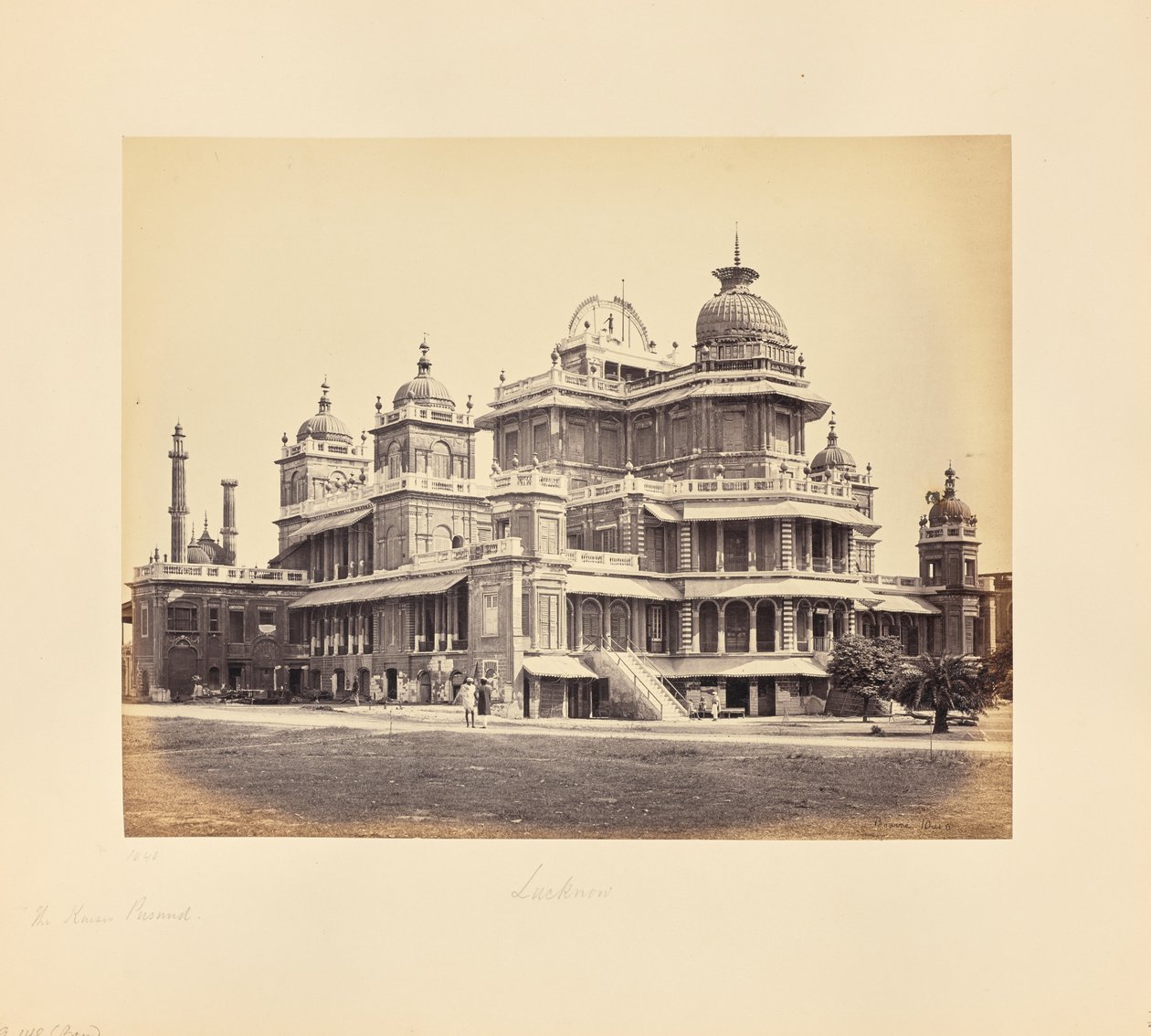 Lucknow; a Kaiser Pasund délnyugat felől [sic] alkotó: Samuel Bourne