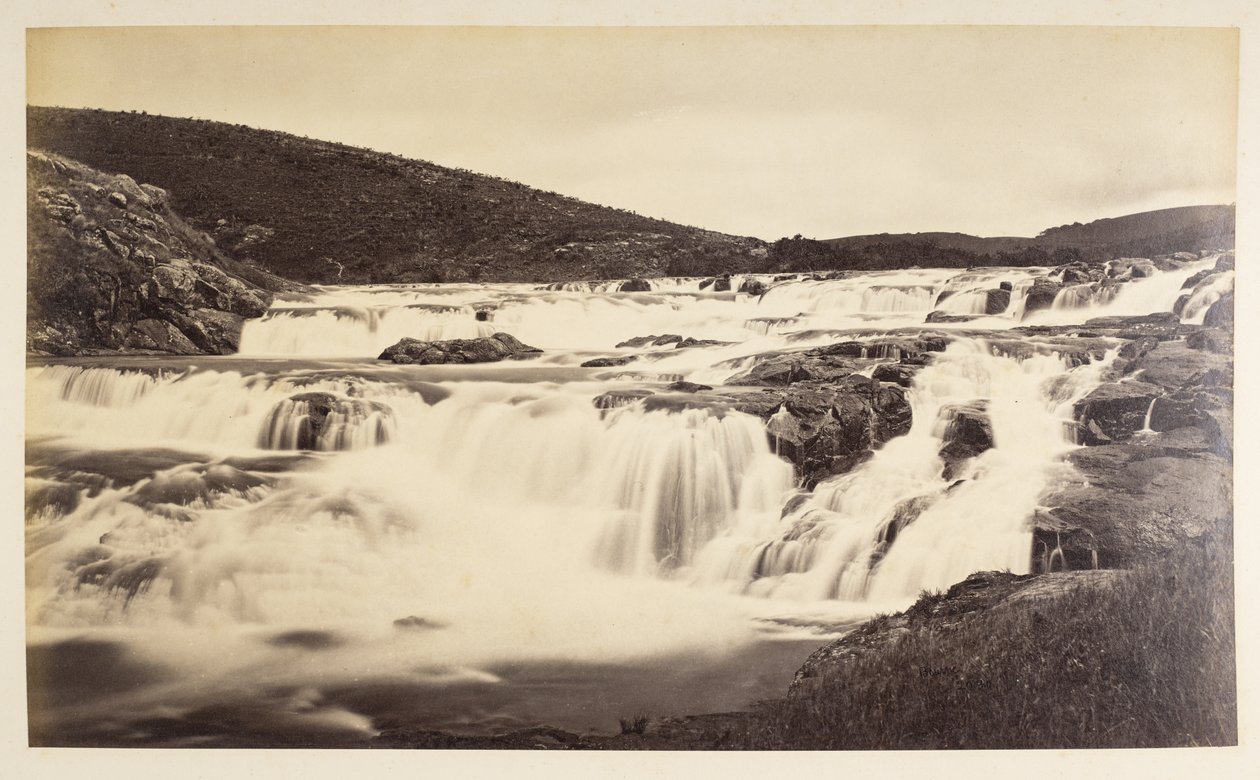 Rapid a Pykarán a híd alatt (Nilgiri Hills) alkotó: Samuel Bourne