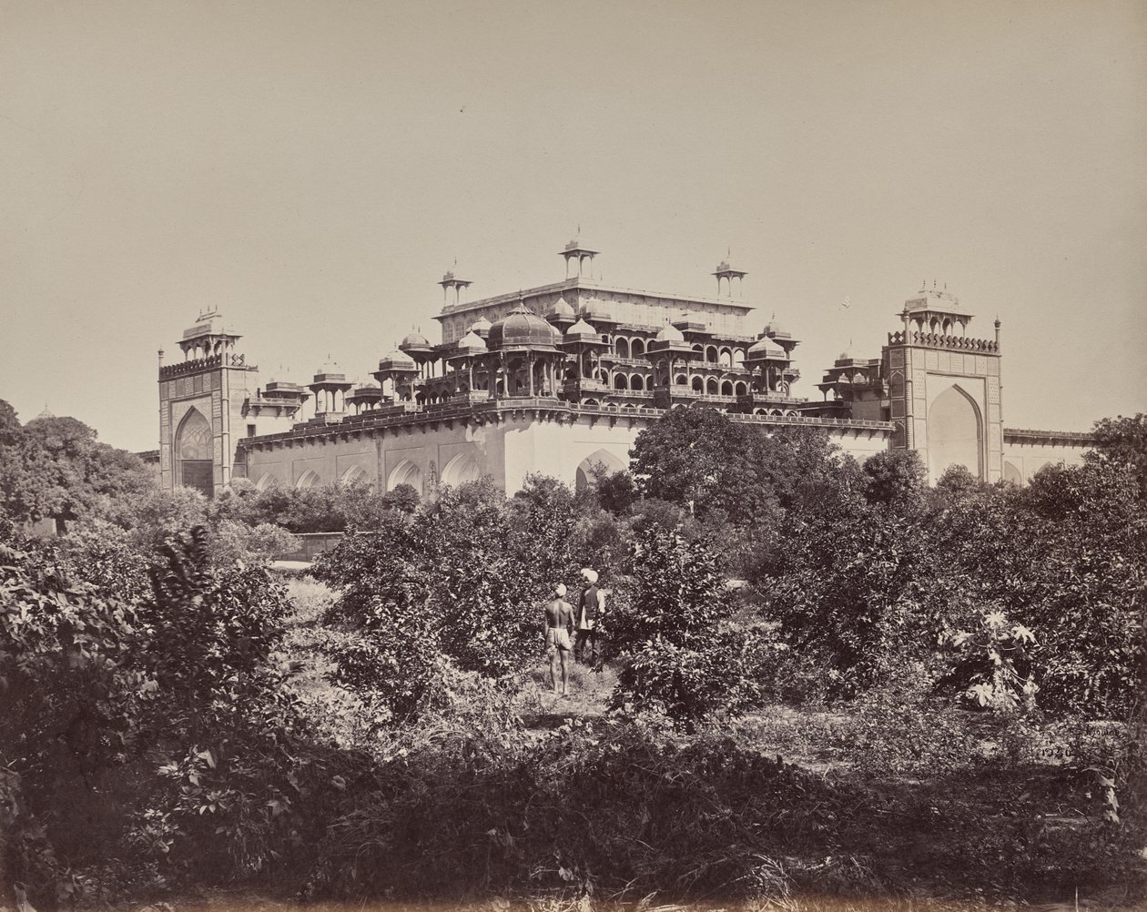 Secundra Agra közelében. Akbar császár mauzóleuma alkotó: Samuel Bourne