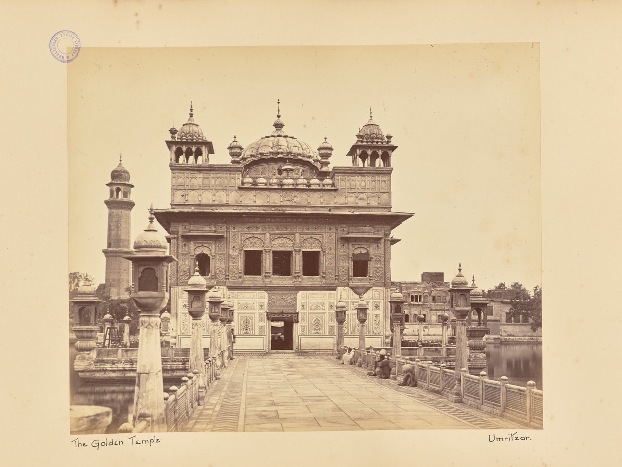 Az Aranytemplom, Amritsar alkotó: Samuel Bourne