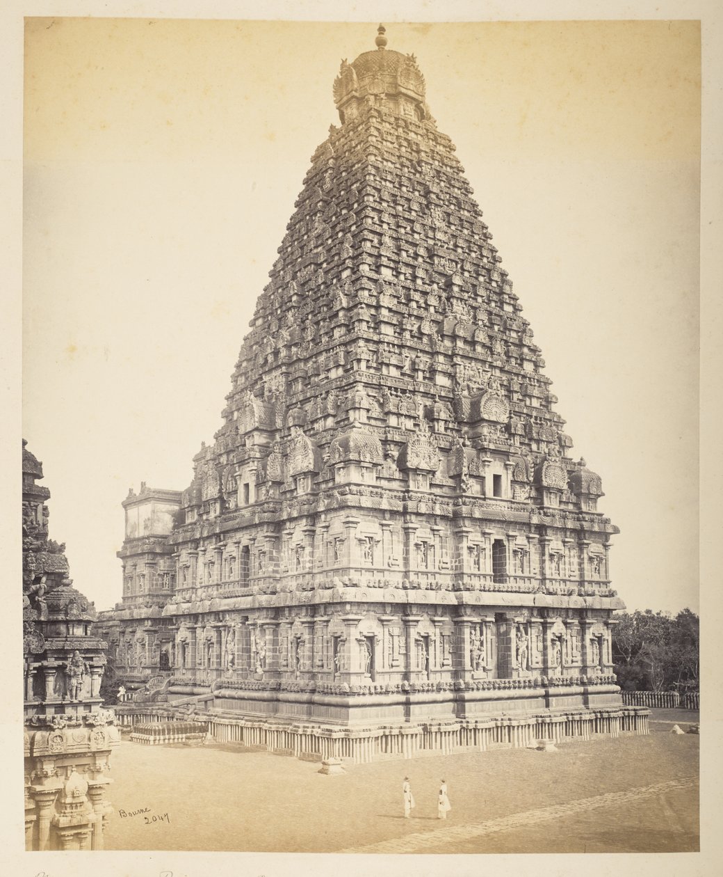 A nagy Pagoda, Tanjore a sáncokból alkotó: Samuel Bourne