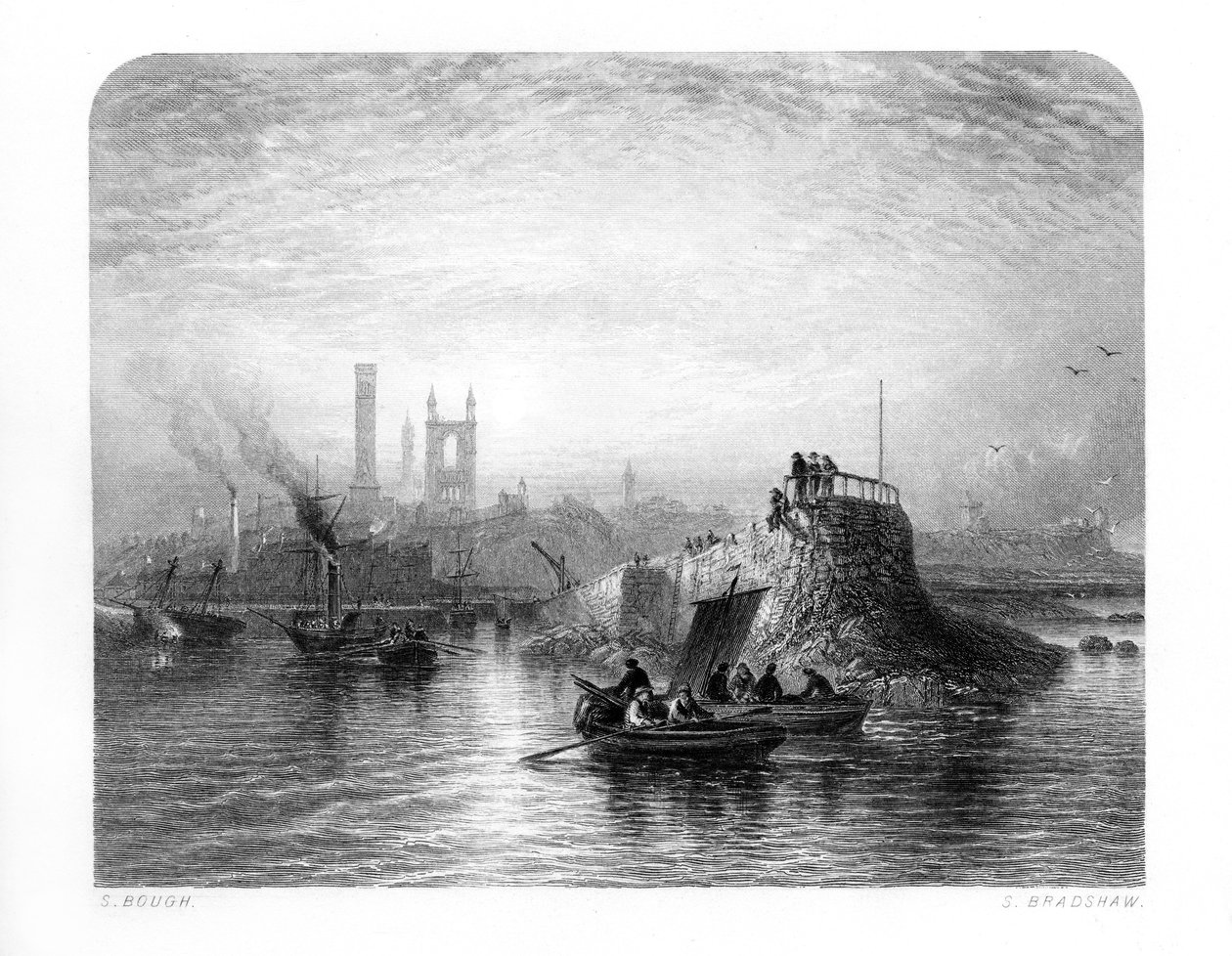 St Andrews, Skócia, 1870 alkotó: Samuel Bradshaw