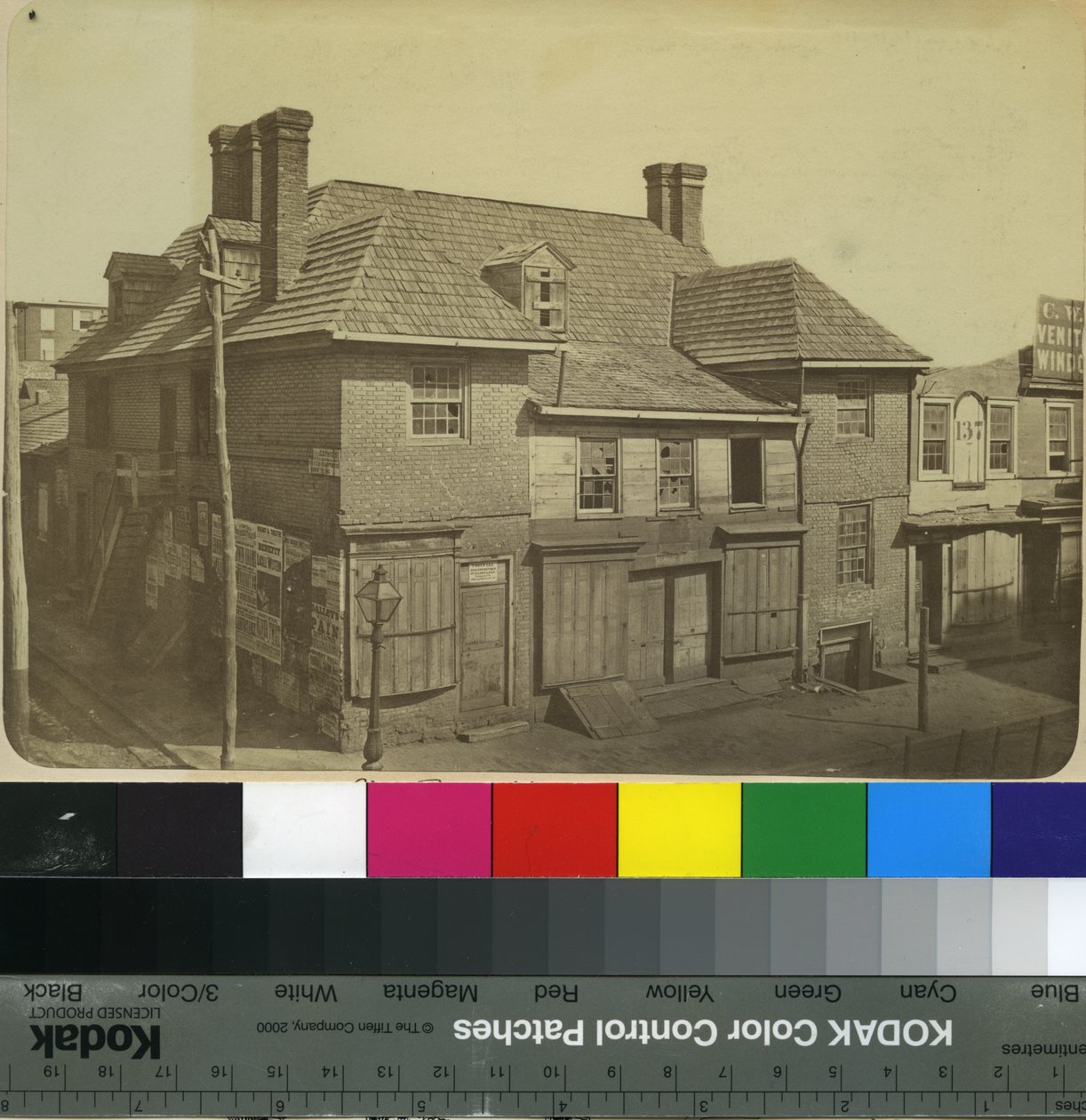 Palatetős ház, 1868 körül alkotó: Samuel Castner
