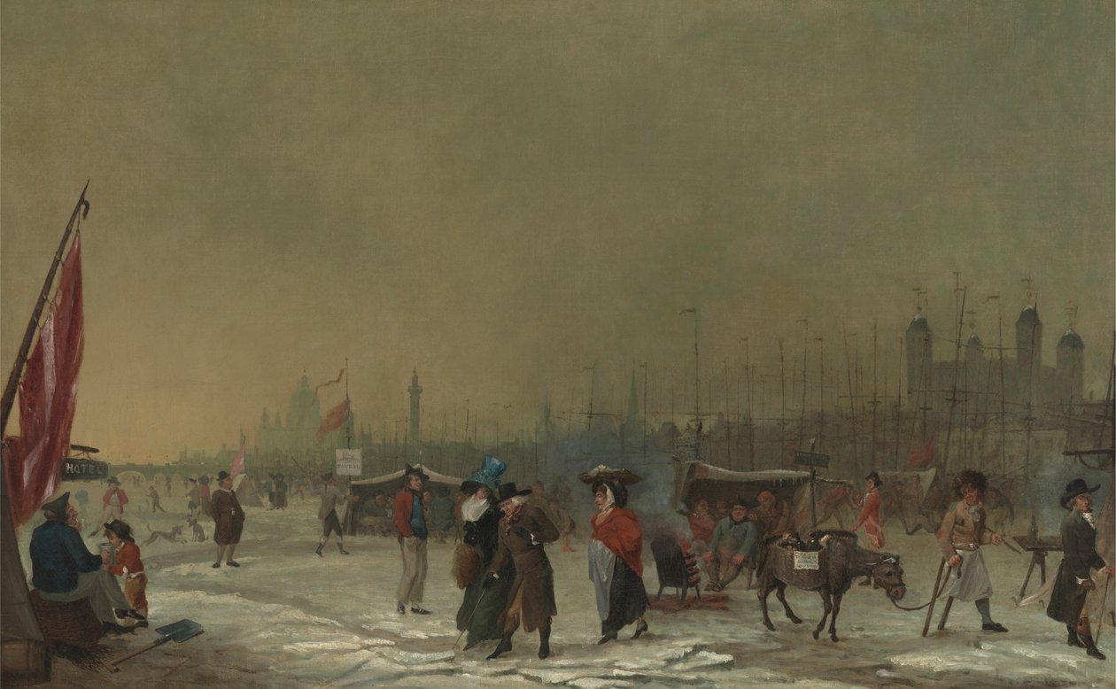 Fagy a Temzén alkotó: Samuel Collings