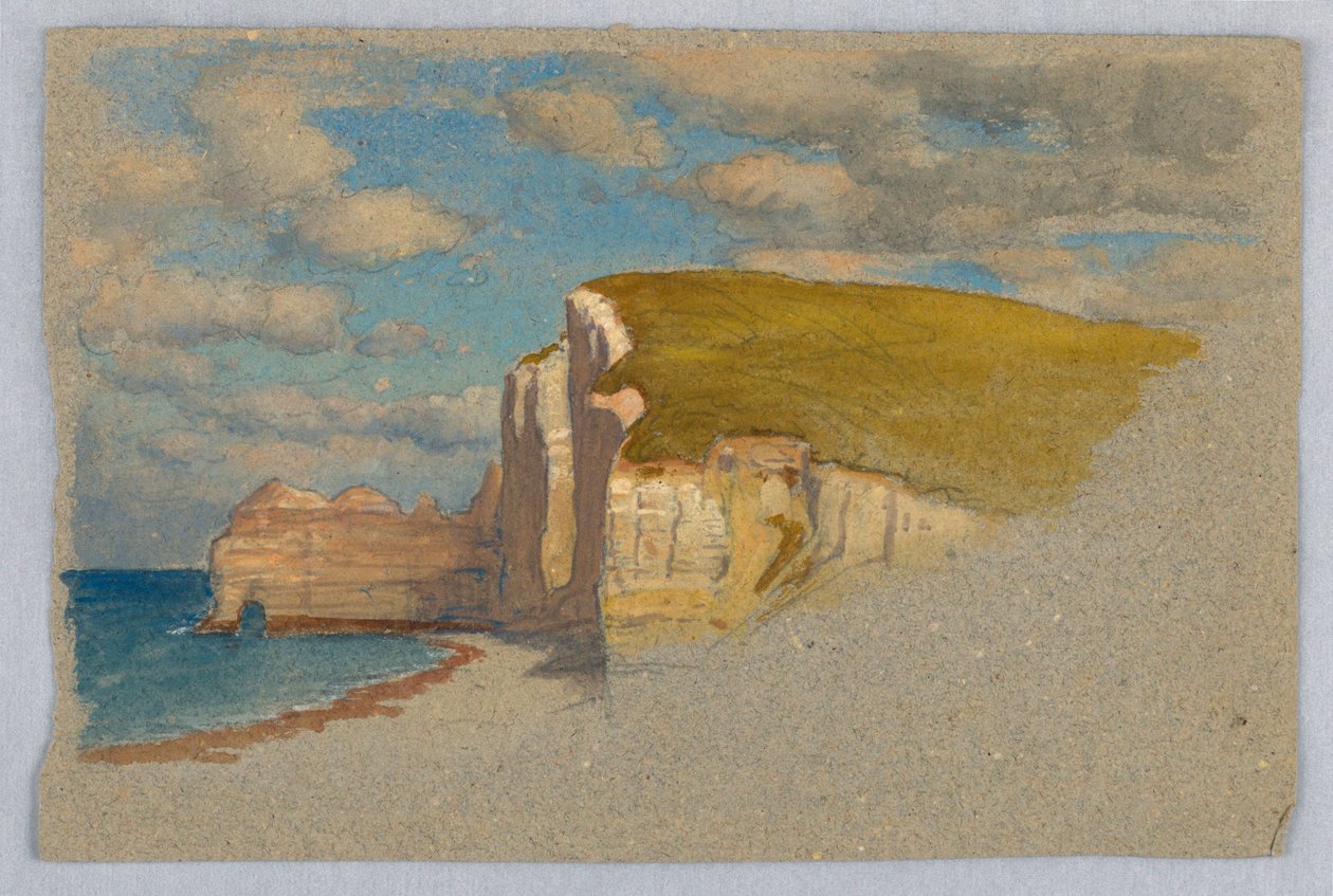 Sziklák Etretatban alkotó: Samuel Colman
