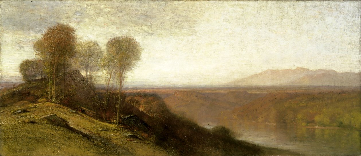Kanawha folyó völgye, kb. 1888-1890. alkotó: Samuel Colman