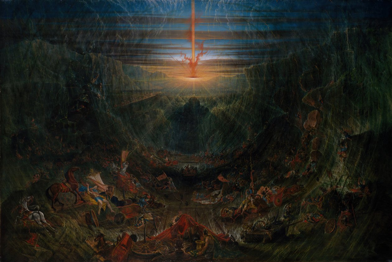 Izrael kiszabadítása Egyiptomból, 1820-1840. alkotó: Samuel Colman