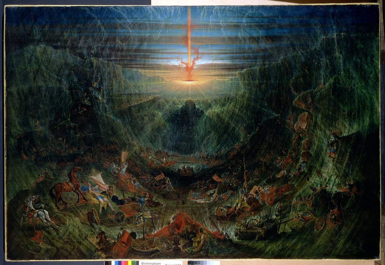 Izrael kiszabadítása Egyiptomból, 1840 alkotó: Samuel Colman