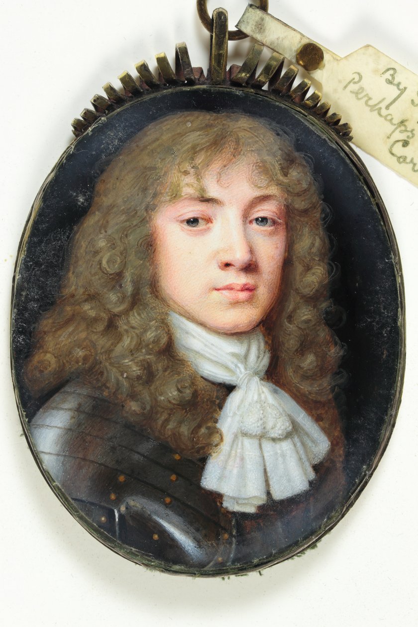 Egy fiatal úriember (akvarell pergamen) alkotó: Samuel Cooper