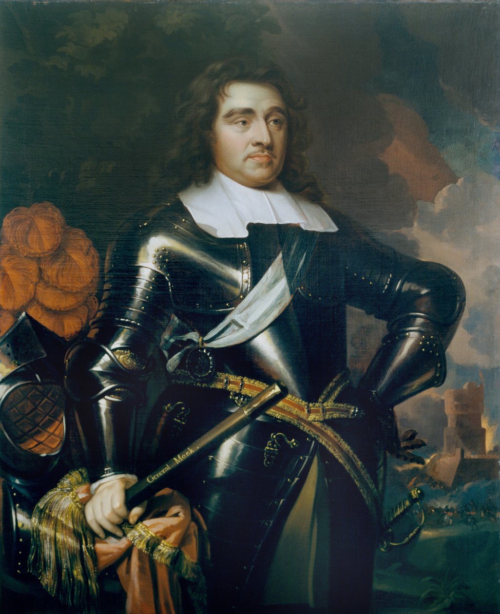 George Monk tábornok (1608-70) Albemarle 1. hercege, 1665 körül alkotó: Samuel Cooper