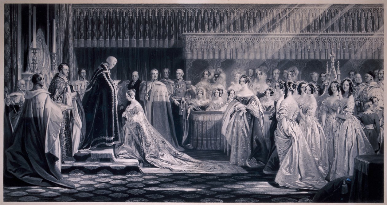 Viktória királynő koronázása, 1838 alkotó: Samuel Cousins