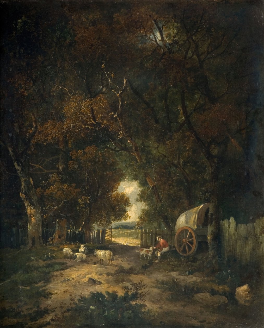 Walnut Tree Walk, Earlham, 1836-63. alkotó: Samuel David Colkett