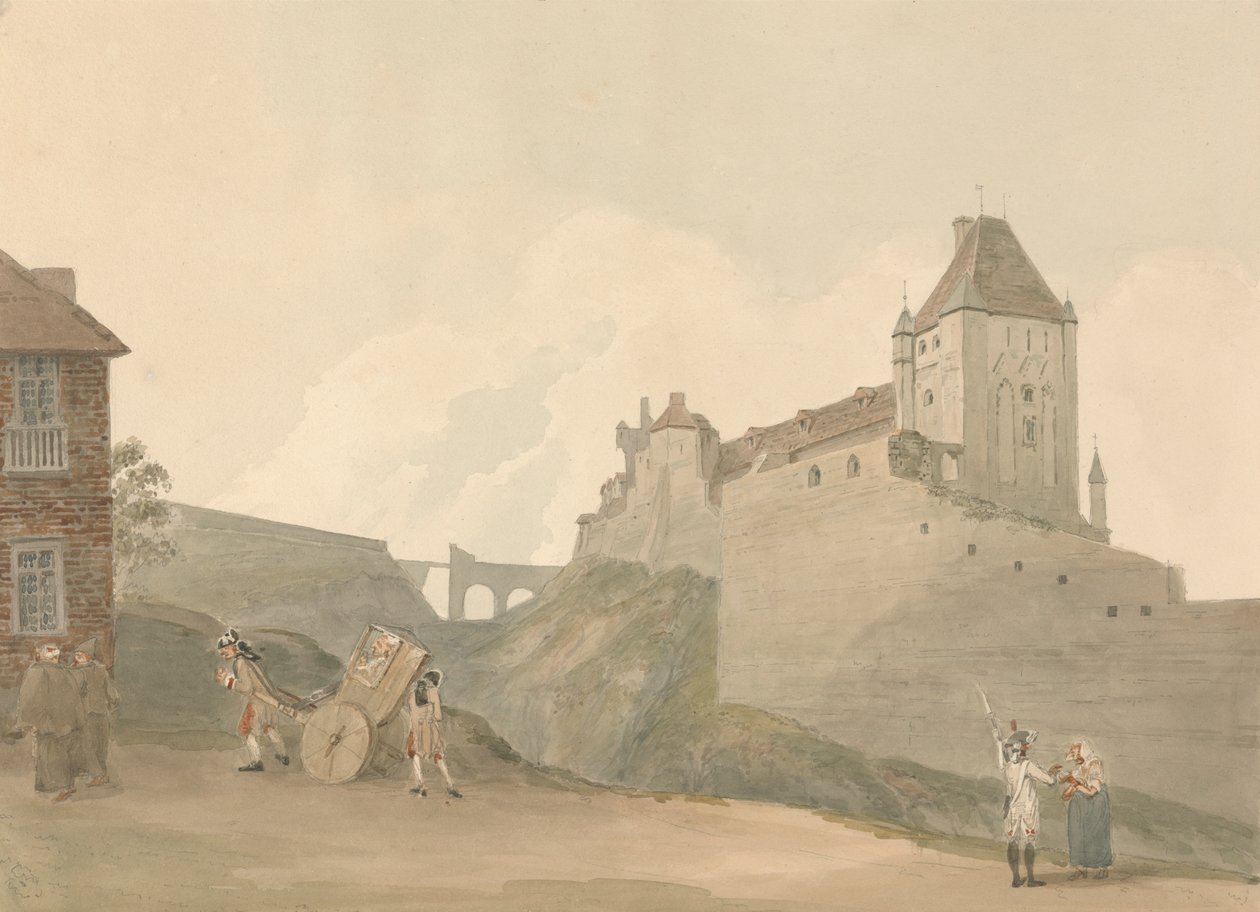 Kastély Dieppe-ben, Normandia alkotó: Samuel Davis