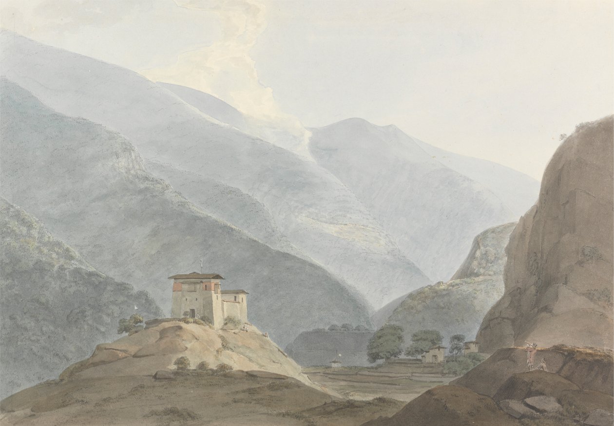 Chokha kastély Bhutánban alkotó: Samuel Davis