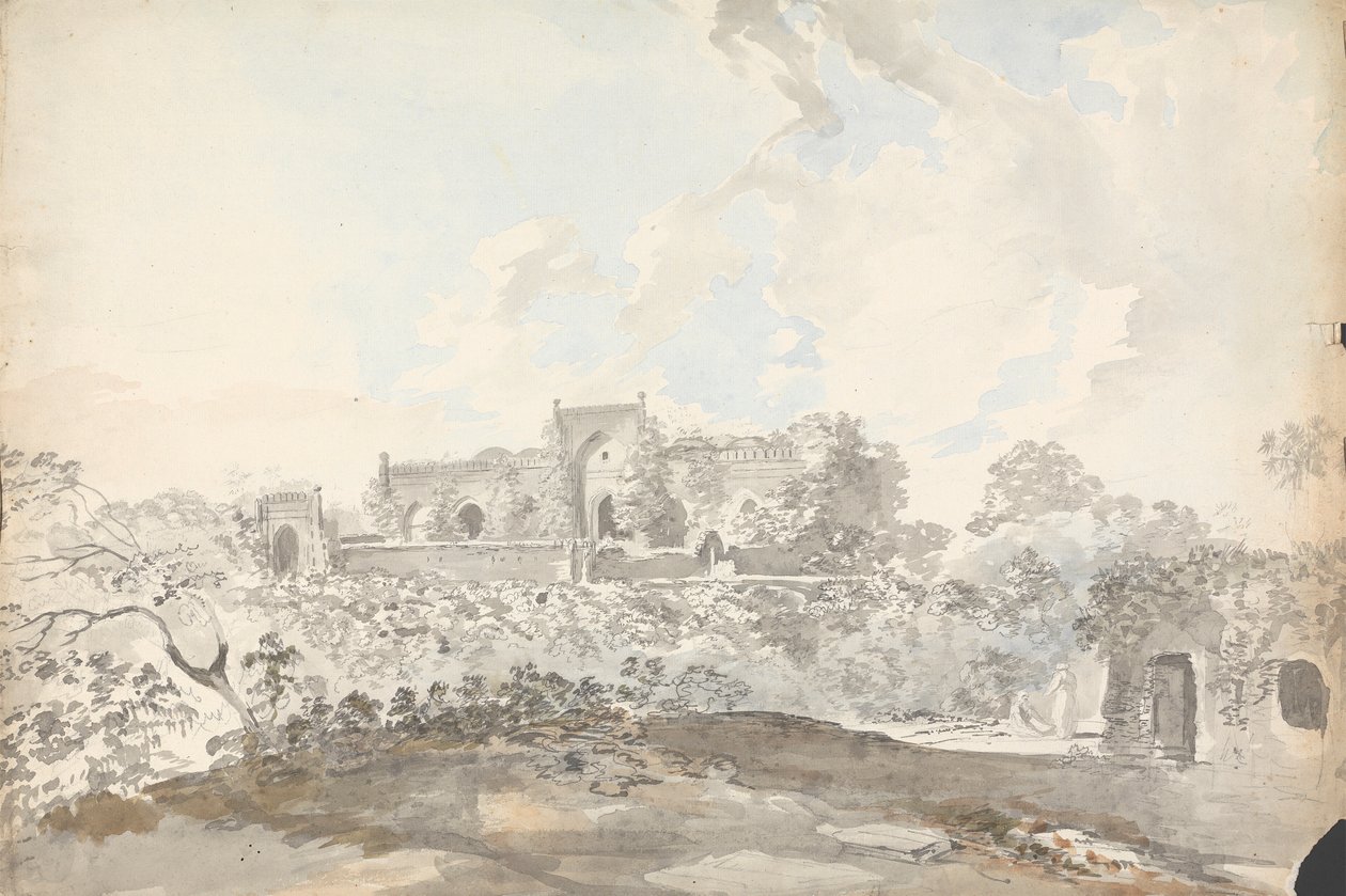 Régi mecset Rajmahalban [Rajmahal] alkotó: Samuel Davis