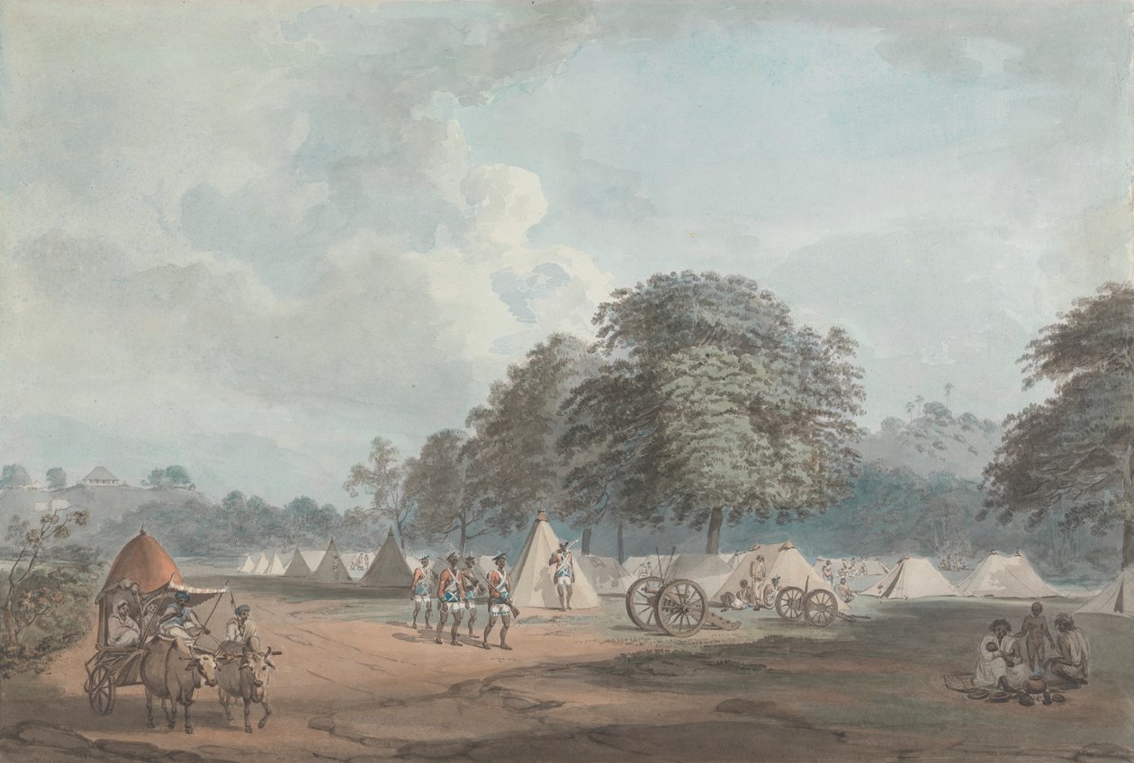 A Hur Rangers Colgongban táborozott alkotó: Samuel Davis