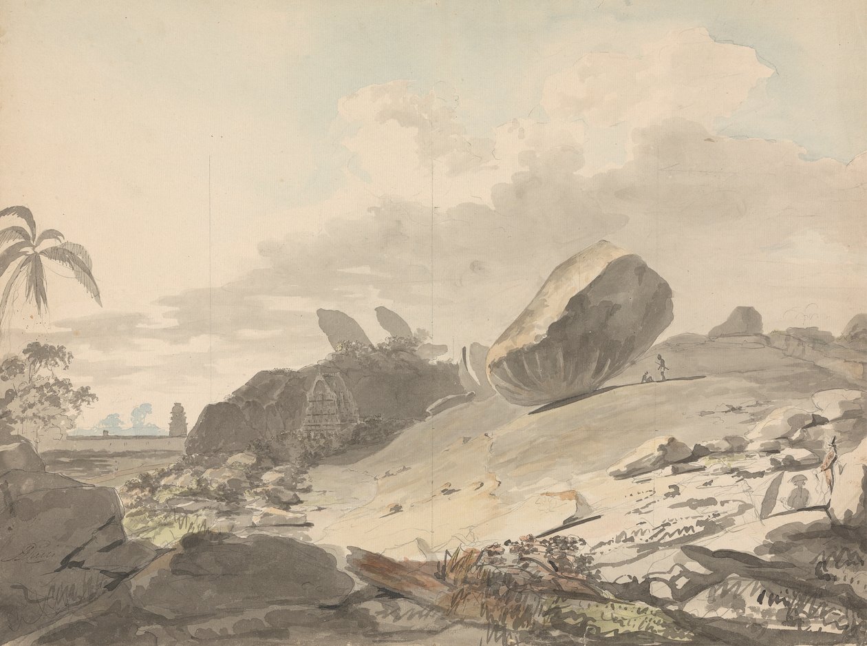 A hét pagoda, Mamallapuram alkotó: Samuel Davis