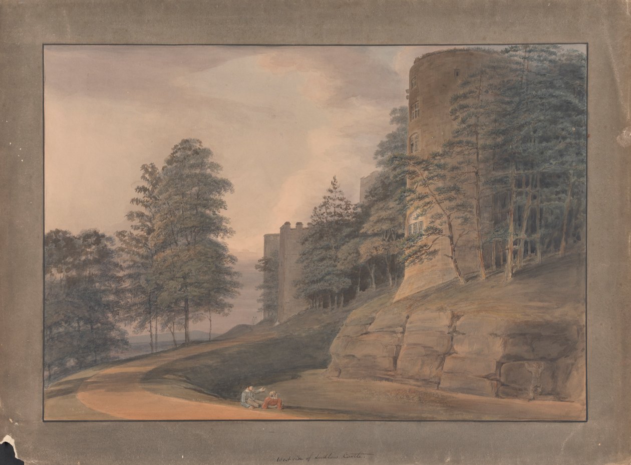 A Ludlow-kastély nyugati oldala alkotó: Samuel Davis