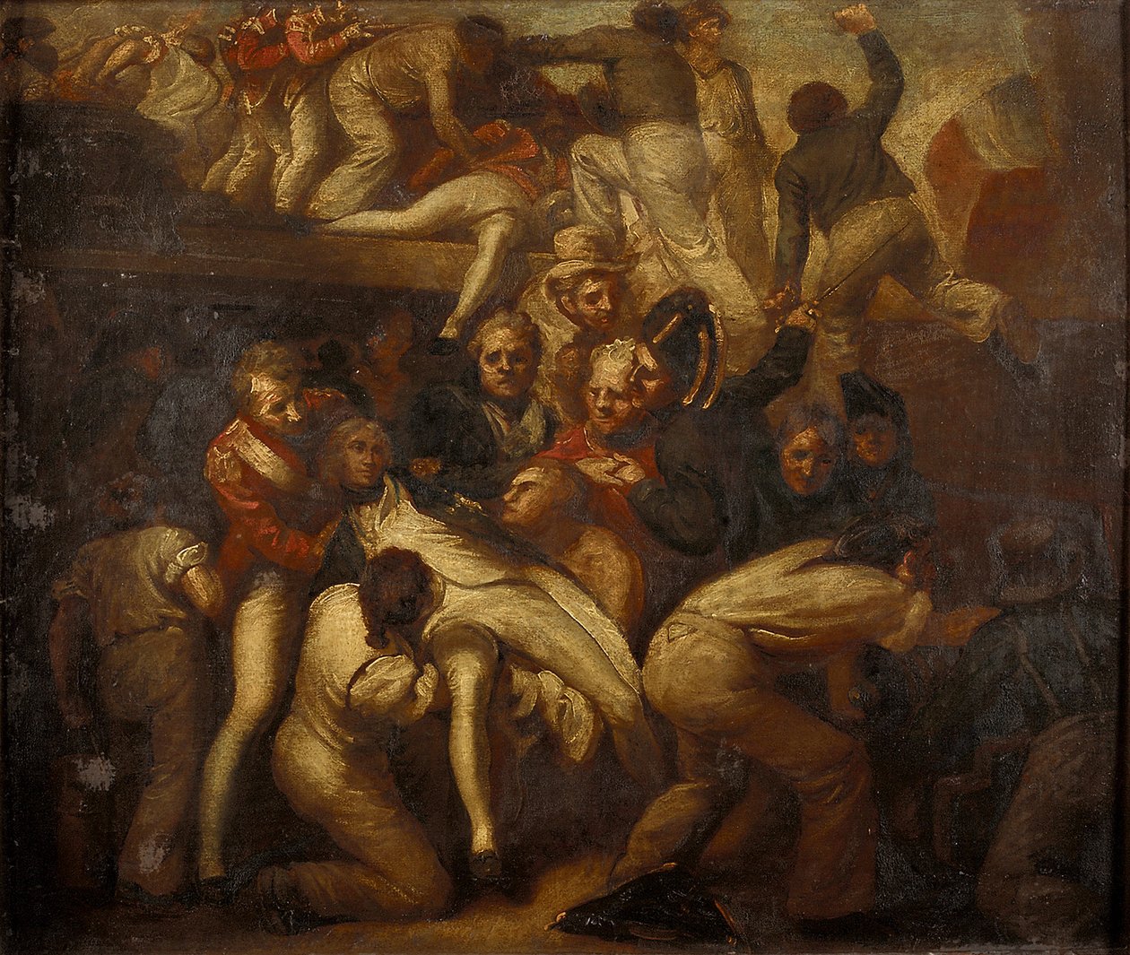 Horatio Nelson halála alkotó: Samuel Drummond