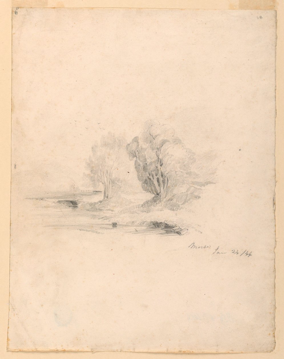 Brook and Trees alkotó: Samuel Finley Breese Morse