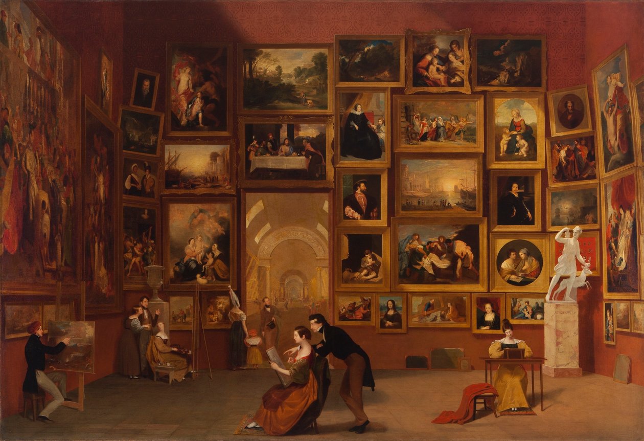 A Louvre galériája alkotó: Samuel Finley Breese Morse