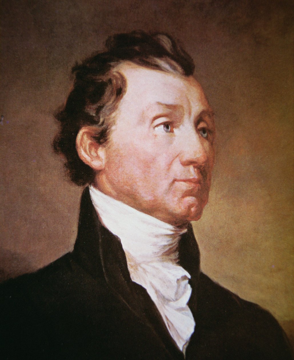James Monroe (1758-1831) (színes litó) alkotó: Samuel Finley Breese Morse
