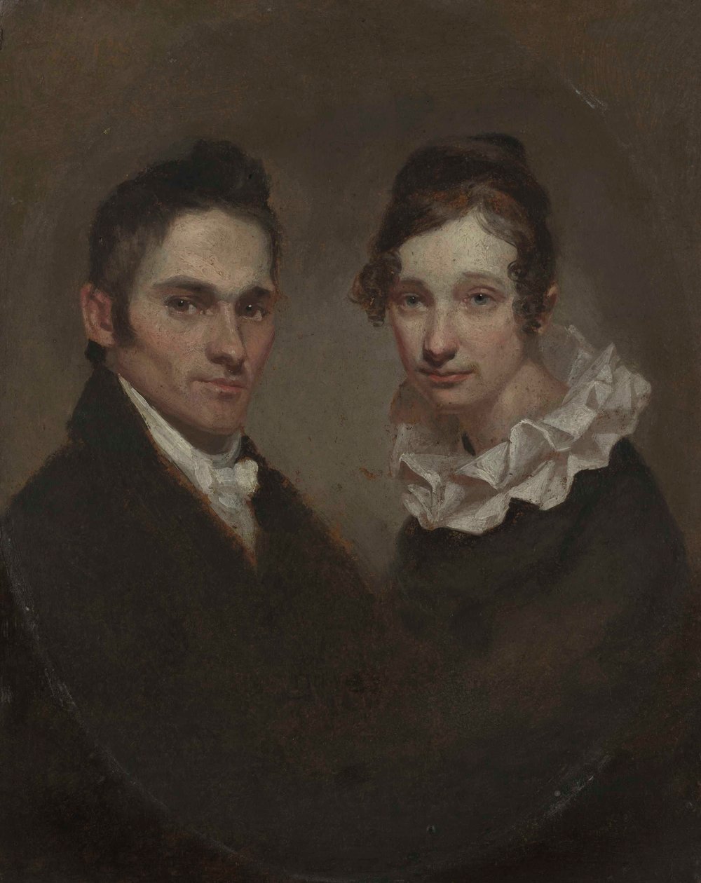 Hiram Bingham tiszteletes (1789-1869) és Mrs. Hiram Bingham (Sybil Mosely, sz. 1848) alkotó: Samuel Finley Breese Morse