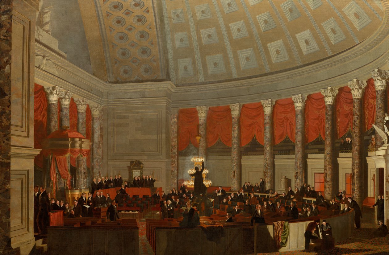 A képviselőház, 1822 körül alkotó: Samuel Finley Breese Morse