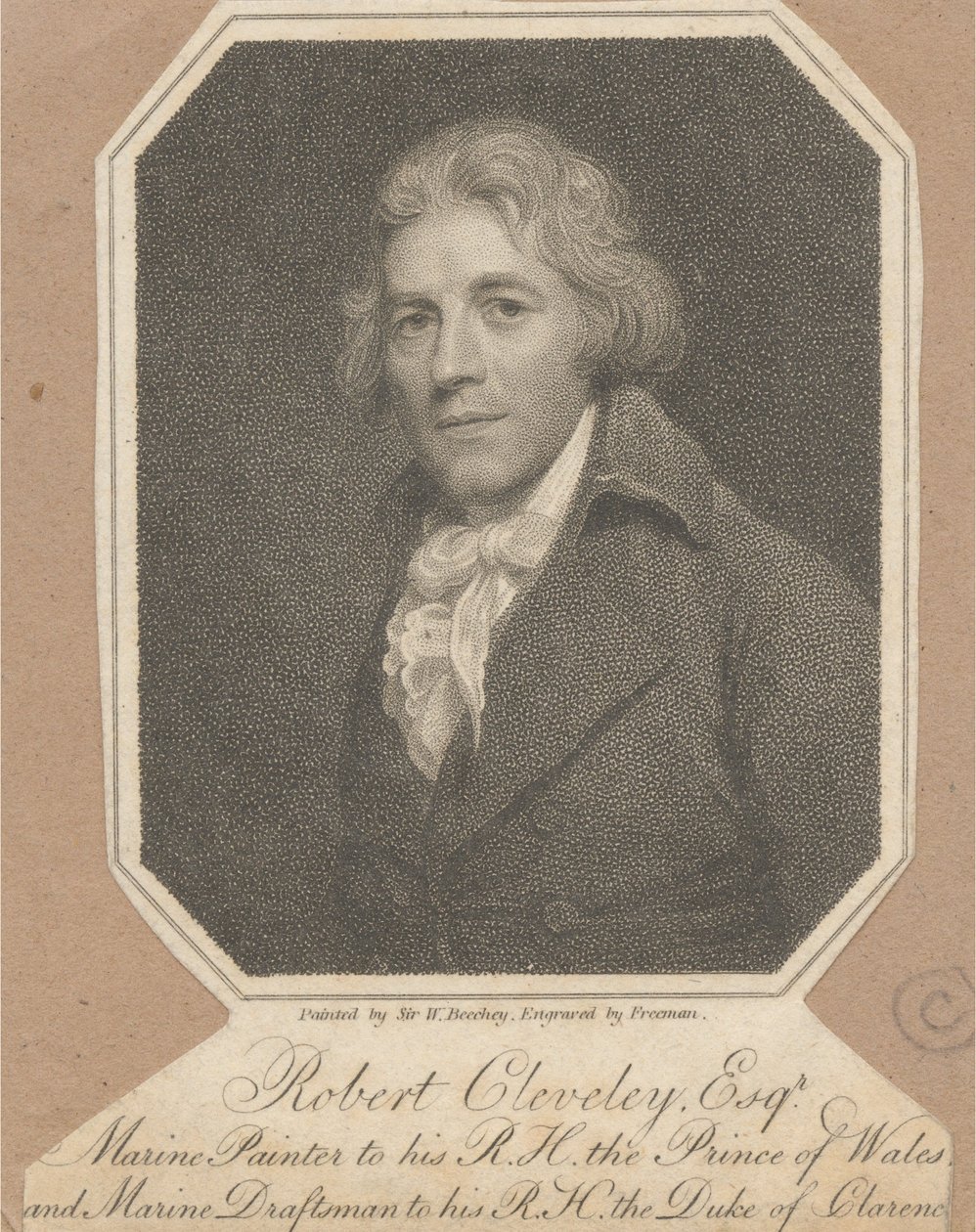 Robert Cleveley, Esqr., Ő Királyi Fensége, Wales hercege tengerfestője és Ő Királyi Fensége, Clarence hercege tengerrajzolója von Samuel Freeman