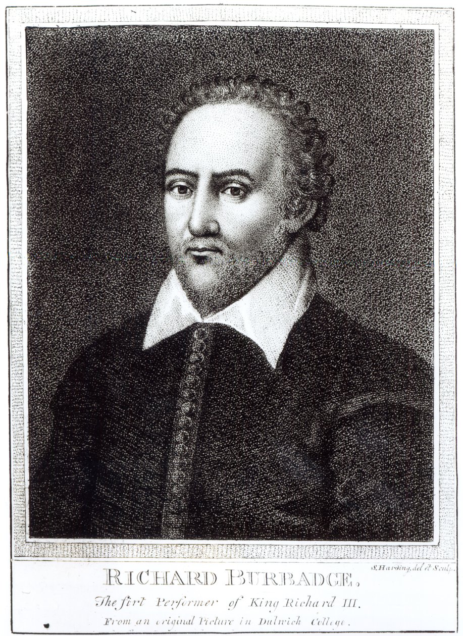 Richard Burbaz (1573-1619) portréja alkotó: Samuel Harding