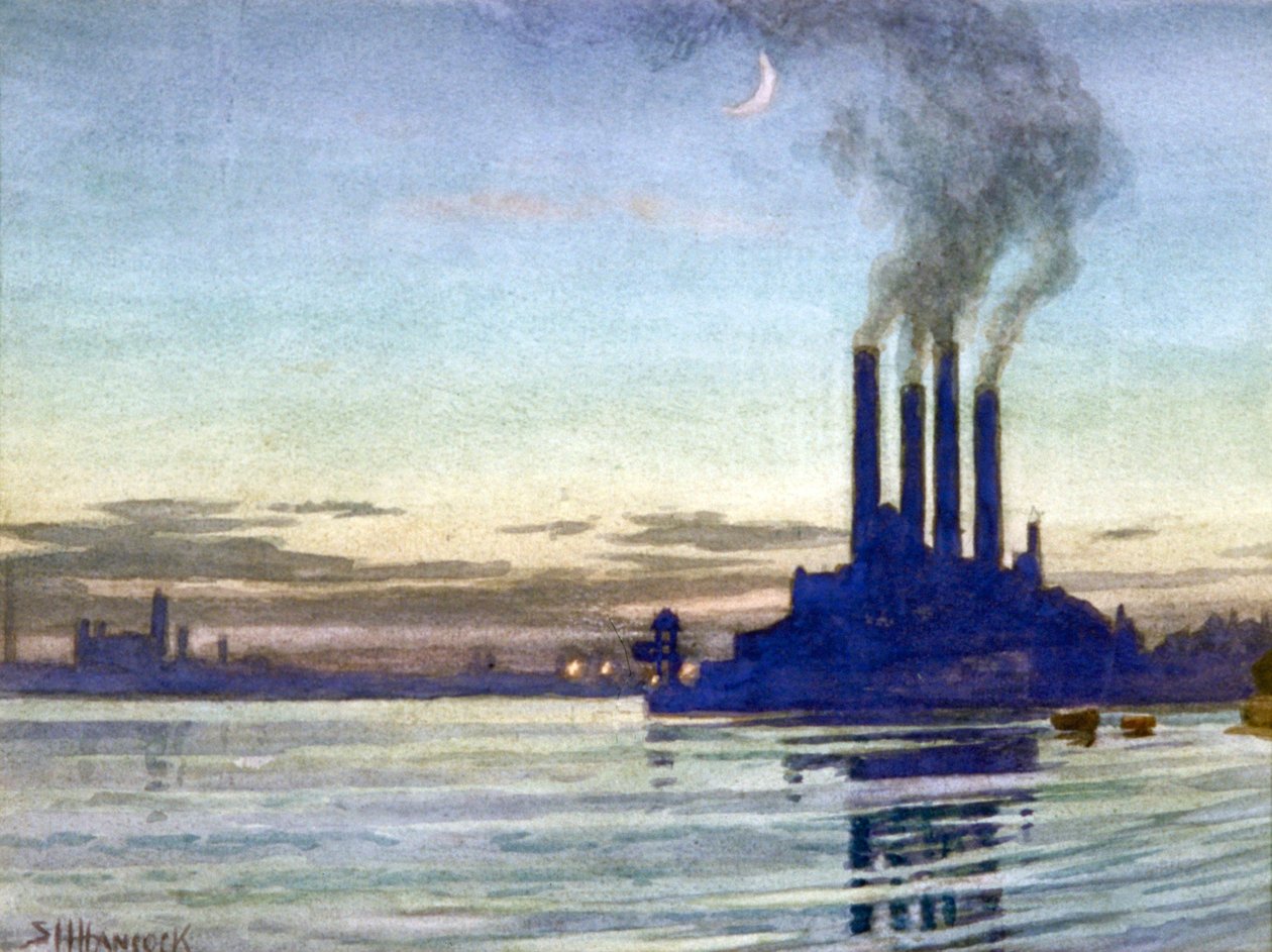 „Lots Road Power Station – Este”, XX. század. alkotó: Samuel Harry Hancock