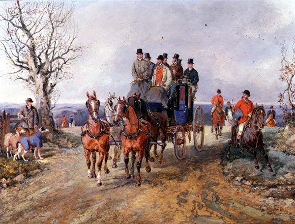 Egy edző és négy a nyílt úton alkotó: Samuel Henry Alken