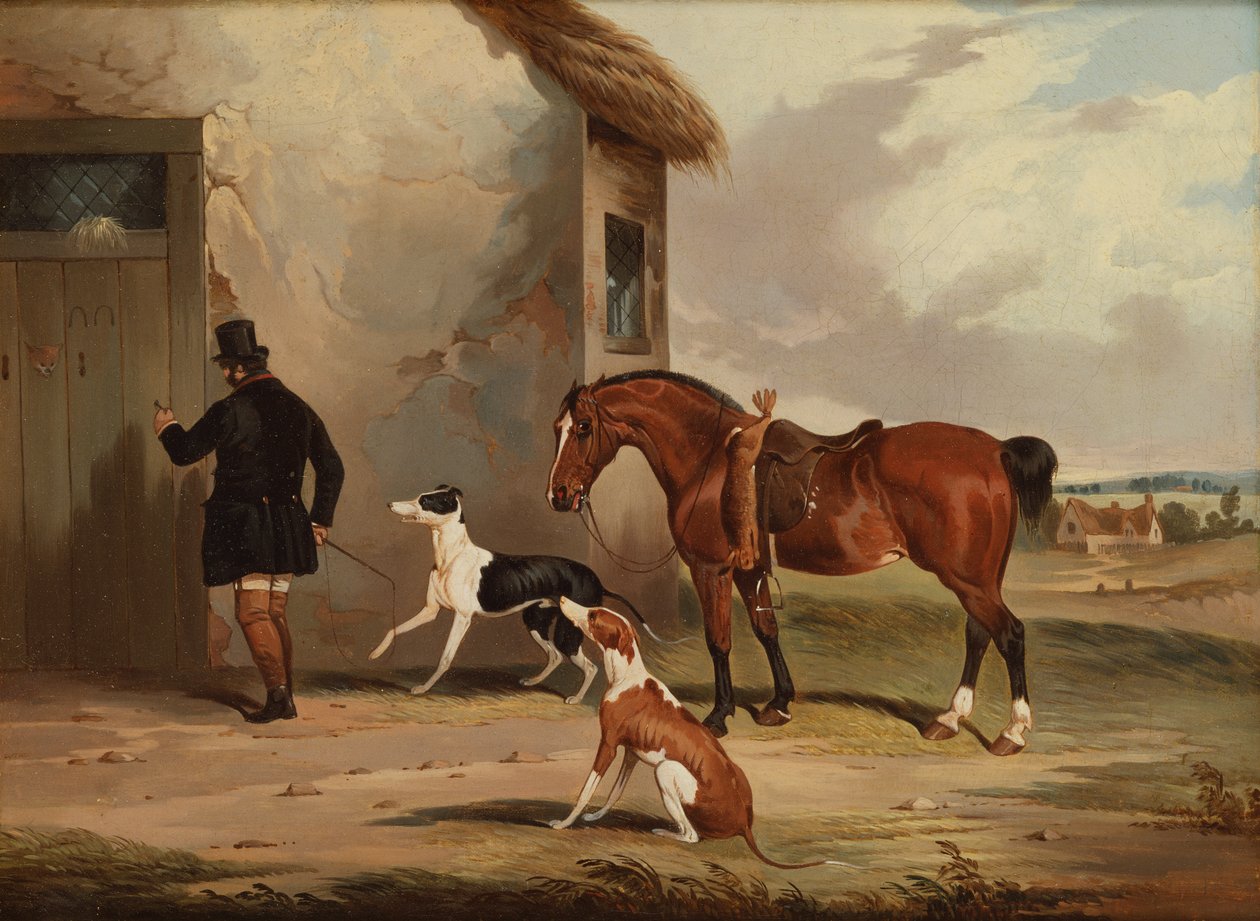 Menet: Visszatérő (olaj, vászon) alkotó: Samuel Henry Alken