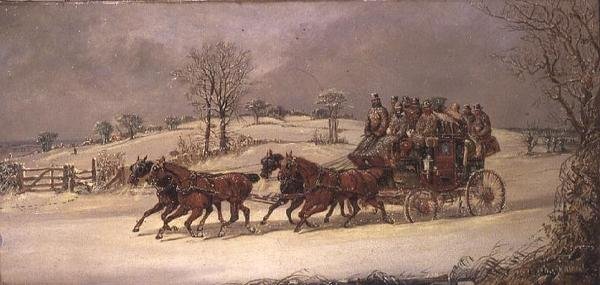 Ipswich a londoni színpadi edző alkotó: Samuel Henry Alken