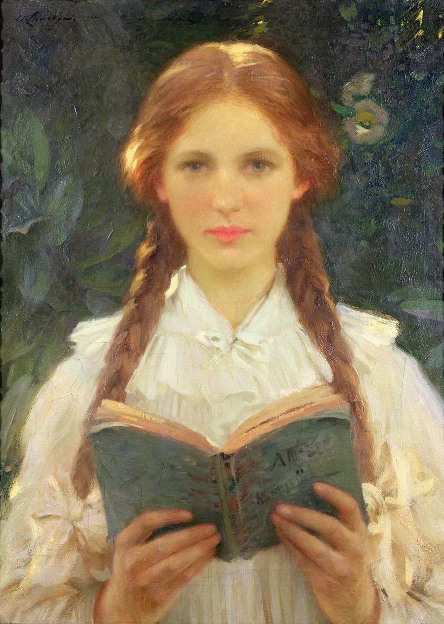 Pigtails lány alkotó: Samuel Henry William Llewelyn
