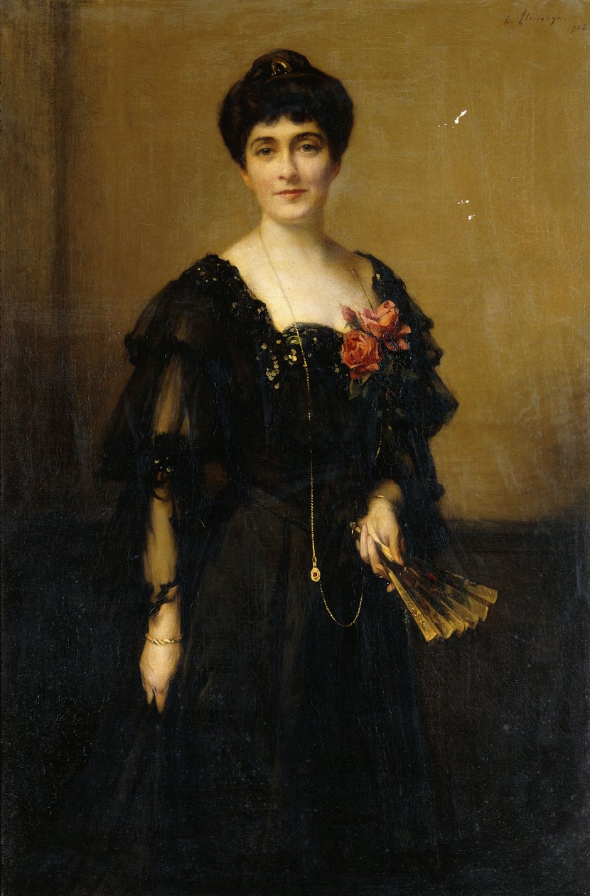 Frederick Ashton Johnson asszony portréja alkotó: Samuel Henry William Llewelyn