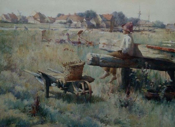 Nyáron, Walberswickben, Suffolkban alkotó: Samuel Henry William Llewelyn