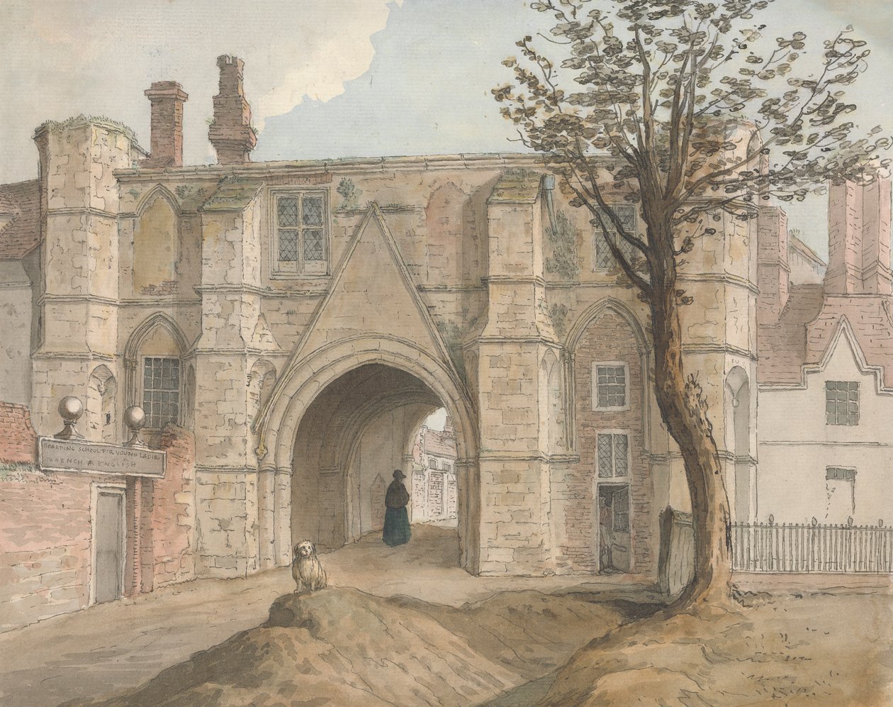The Gatehouse, Reading Abbey alkotó: Samuel Hieronymus Grimm