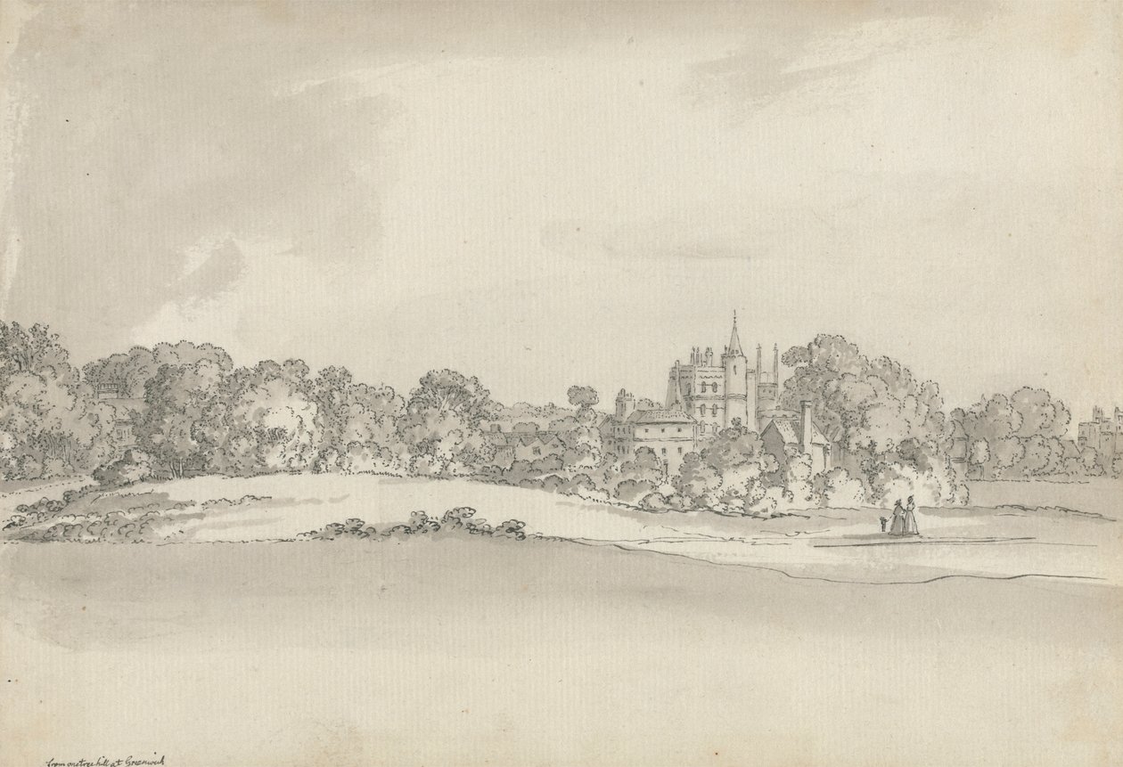 Vanbrugh kastély, Greenwich alkotó: Samuel Hieronymus Grimm