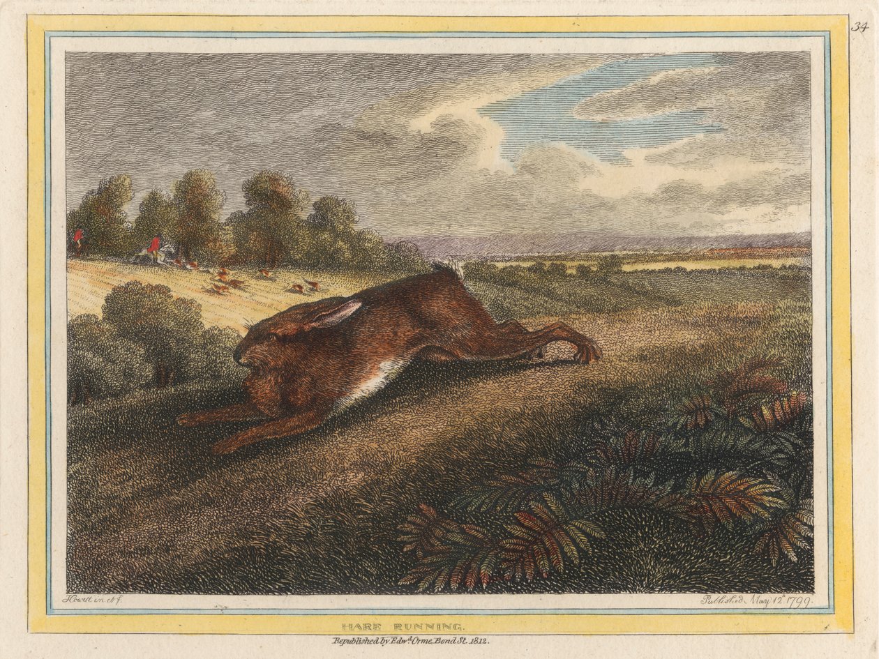 Hare Running alkotó: Samuel Howitt